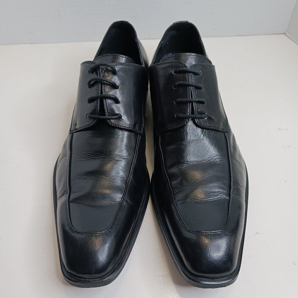 Via Spiga Thaman Men's Dress Shoes size 8M Oxford Black Leather
